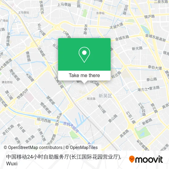 中国移动24小时自助服务厅(长江国际花园营业厅) map