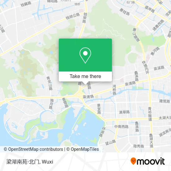 梁湖南苑-北门 map