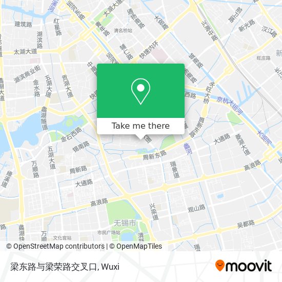 梁东路与梁荣路交叉口 map