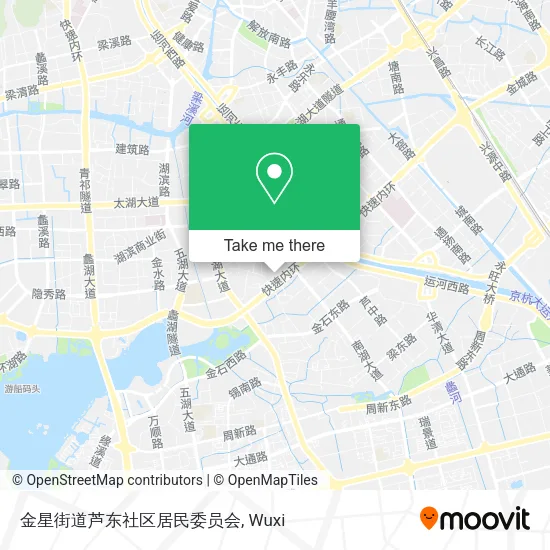 金星街道芦东社区居民委员会 map