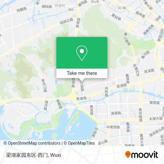梁湖家园东区-西门 map