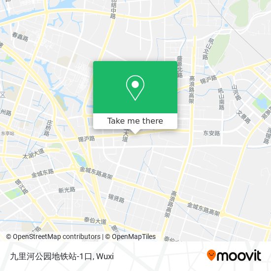 九里河公园地铁站-1口 map