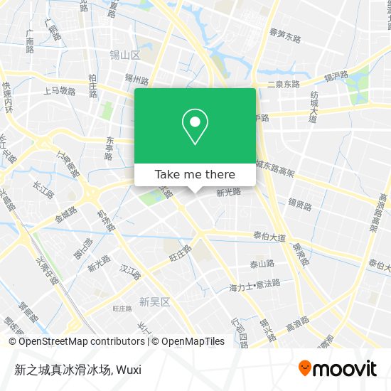 新之城真冰滑冰场 map