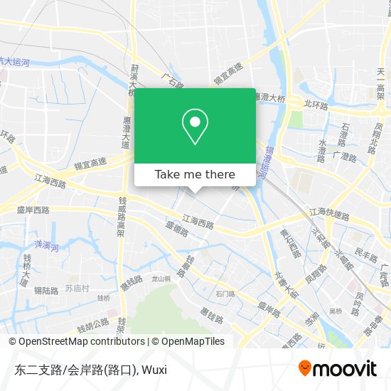 东二支路/会岸路(路口) map