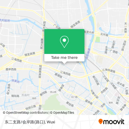 东二支路/会岸路(路口) map
