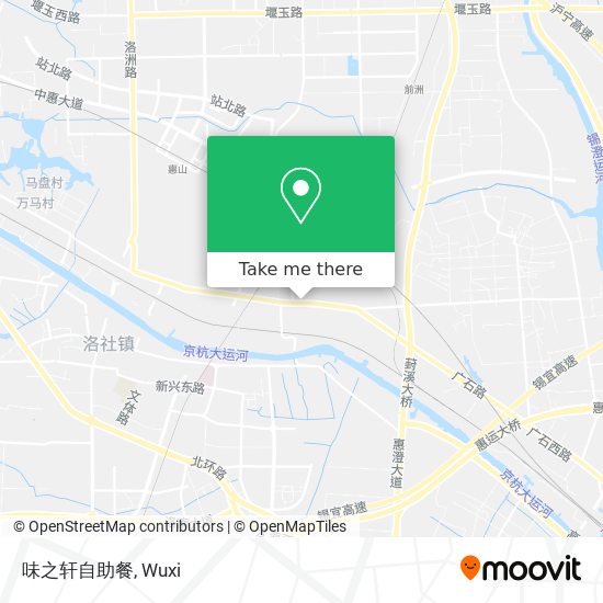 味之轩自助餐 map