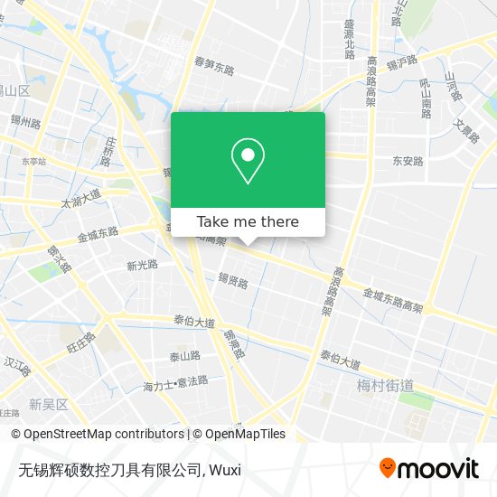 无锡辉硕数控刀具有限公司 map