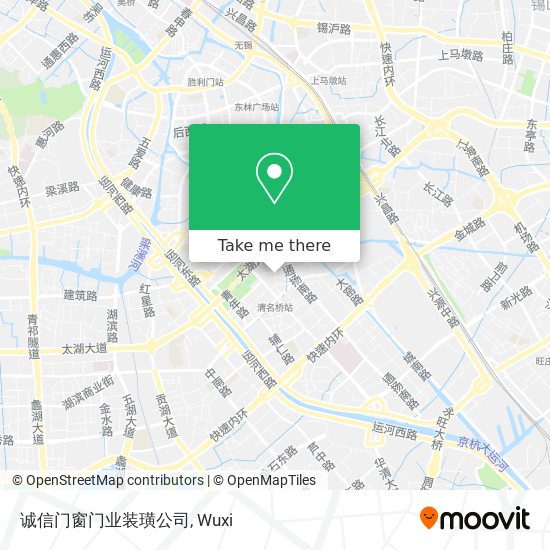 诚信门窗门业装璜公司 map