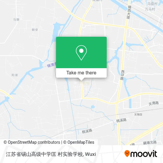 江苏省锡山高级中学匡 村实验学校 map