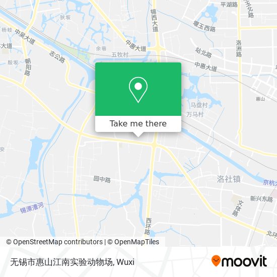 无锡市惠山江南实验动物场 map