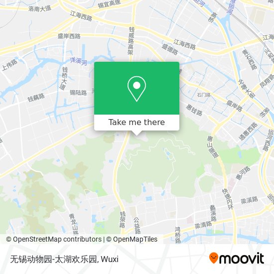 无锡动物园-太湖欢乐园 map