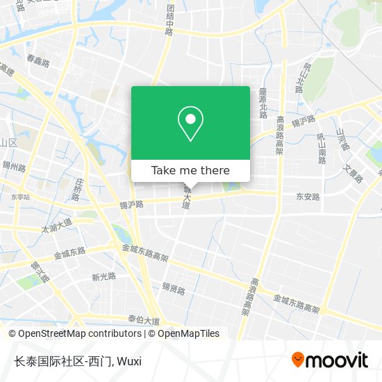 长泰国际社区-西门 map