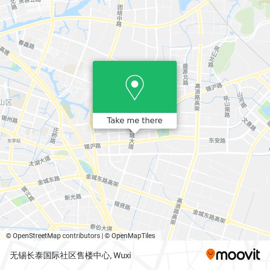 无锡长泰国际社区售楼中心 map