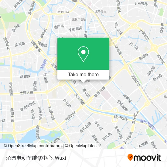 沁园电动车维修中心 map