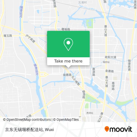 京东无锡堰桥配送站 map