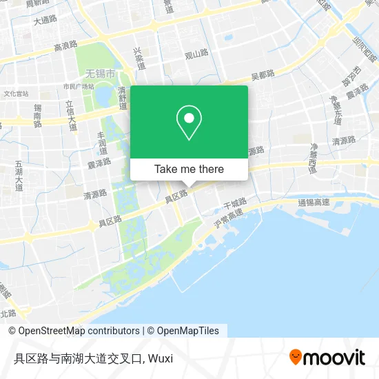 具区路与南湖大道交叉口 map
