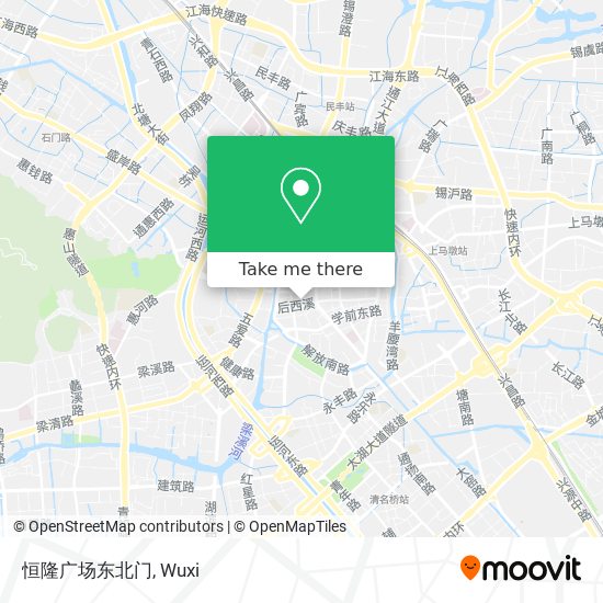 恒隆广场东北门 map