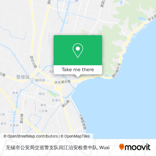 无锡市公安局交巡警支队闾江治安检查中队 map