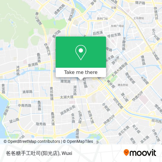 爸爸糖手工吐司(阳光店) map