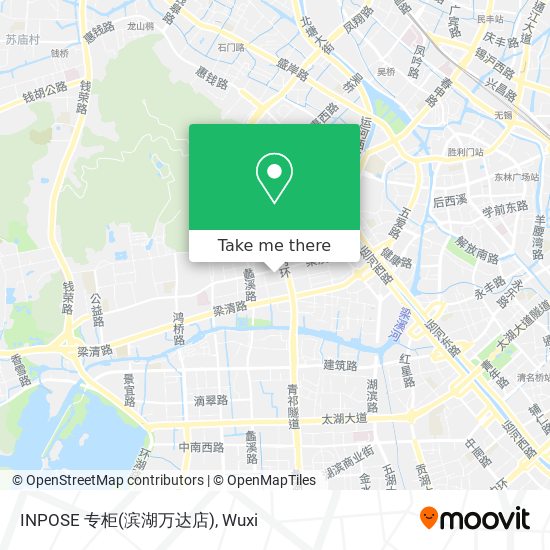 INPOSE 专柜(滨湖万达店) map