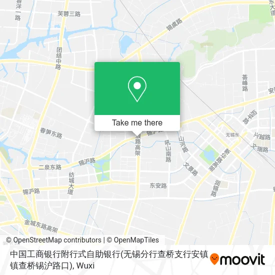 中国工商银行附行式自助银行(无锡分行查桥支行安镇镇查桥锡沪路口) map
