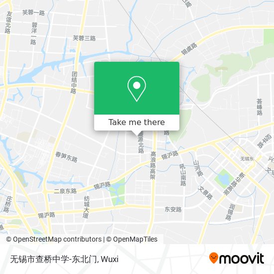 无锡市查桥中学-东北门 map