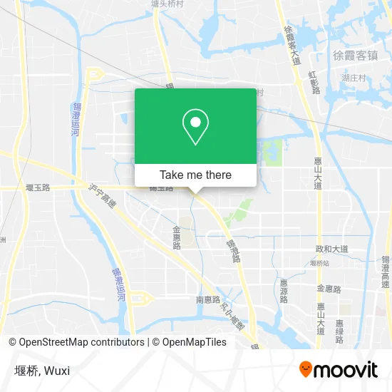 堰桥 map