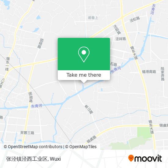 张泾镇泾西工业区 map