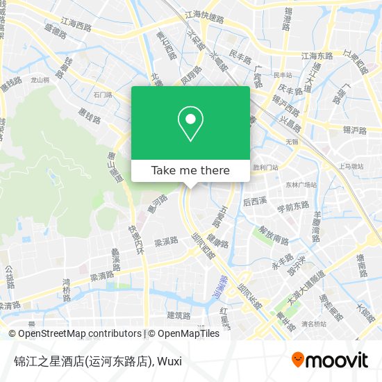 锦江之星酒店(运河东路店) map