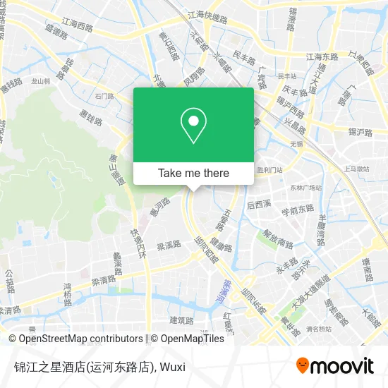 锦江之星酒店(运河东路店) map
