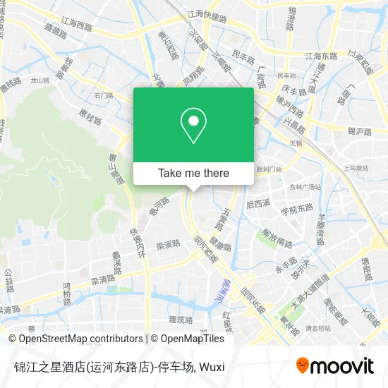 锦江之星酒店(运河东路店)-停车场 map