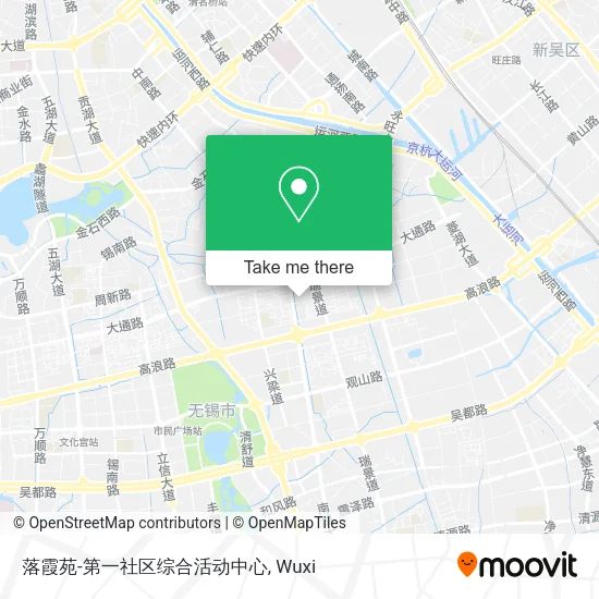 落霞苑-第一社区综合活动中心 map