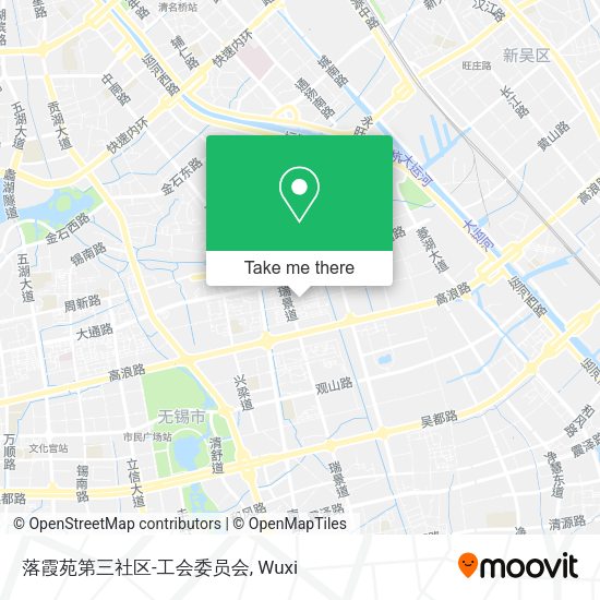 落霞苑第三社区-工会委员会 map