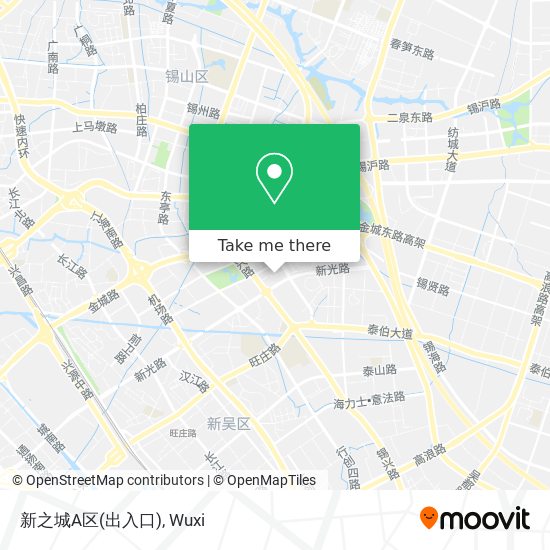 新之城A区(出入口) map