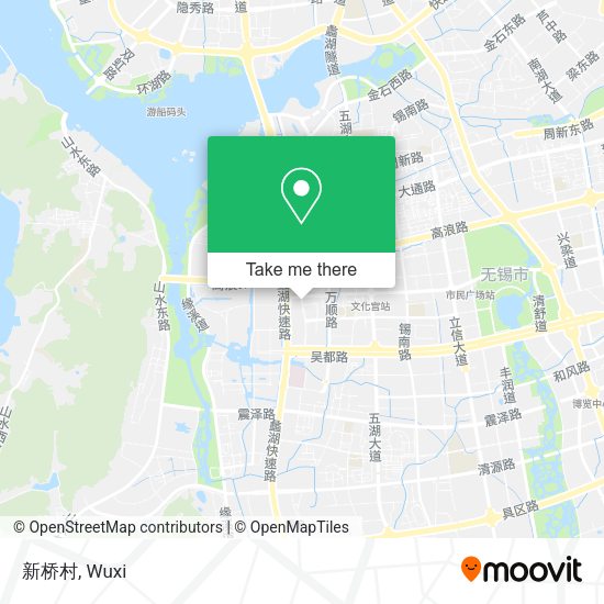 新桥村 map