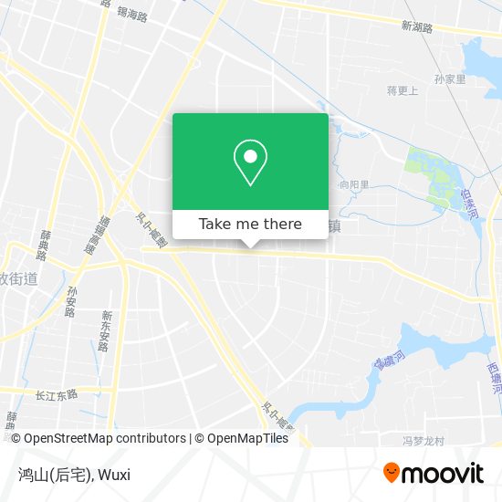 鸿山(后宅) map