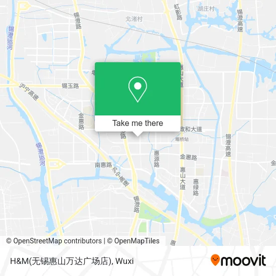 H&M(无锡惠山万达广场店) map