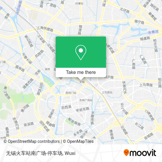 无锡火车站南广场-停车场 map