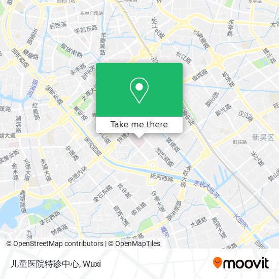 儿童医院特诊中心 map