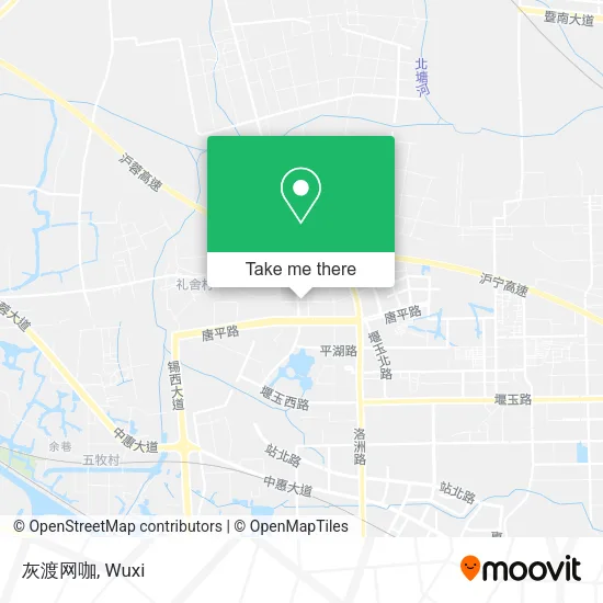 灰渡网咖 map