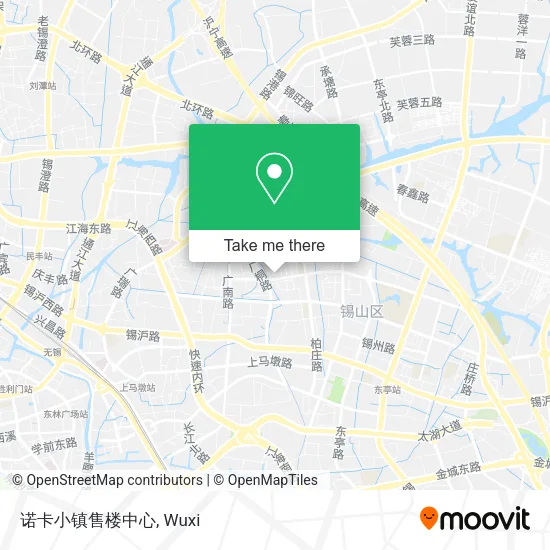 诺卡小镇售楼中心 map