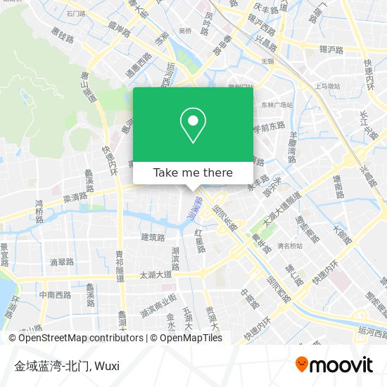 金域蓝湾-北门 map