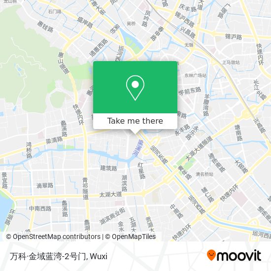 万科·金域蓝湾-2号门 map