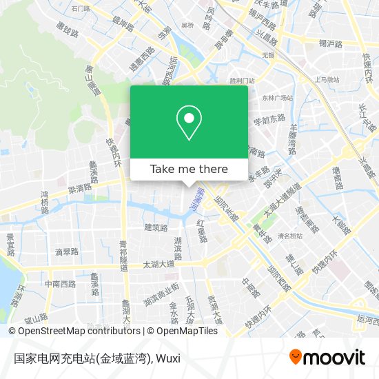 国家电网充电站(金域蓝湾) map