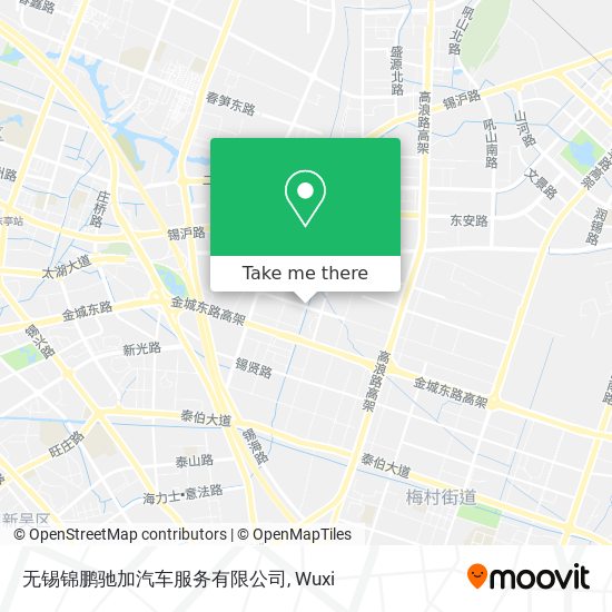 无锡锦鹏驰加汽车服务有限公司 map