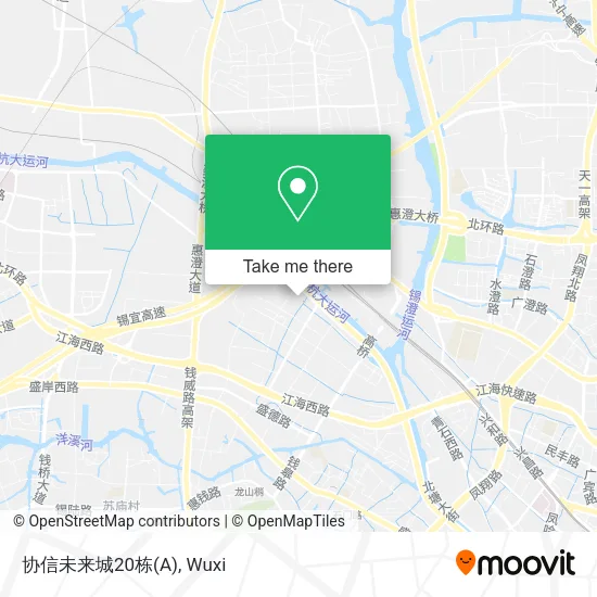 协信未来城20栋(A) map