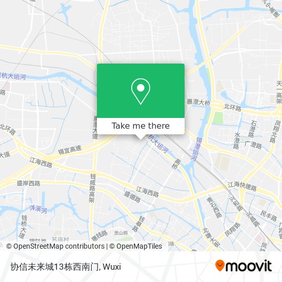 协信未来城13栋西南门 map