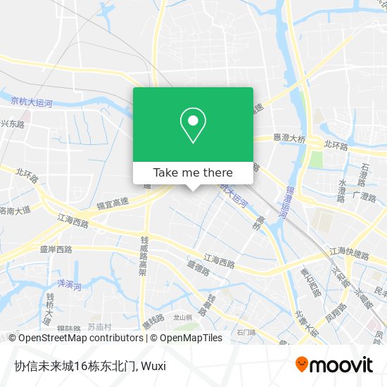 协信未来城16栋东北门 map