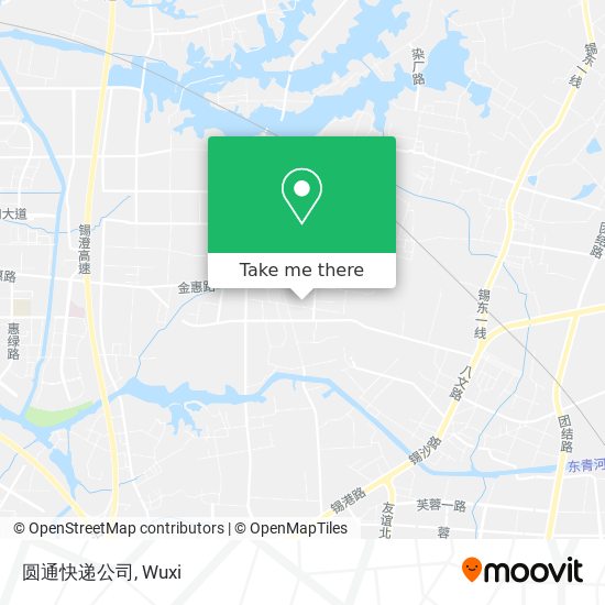 圆通快递公司 map