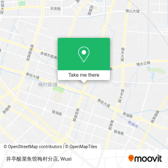 井亭酸菜鱼馆梅村分店 map